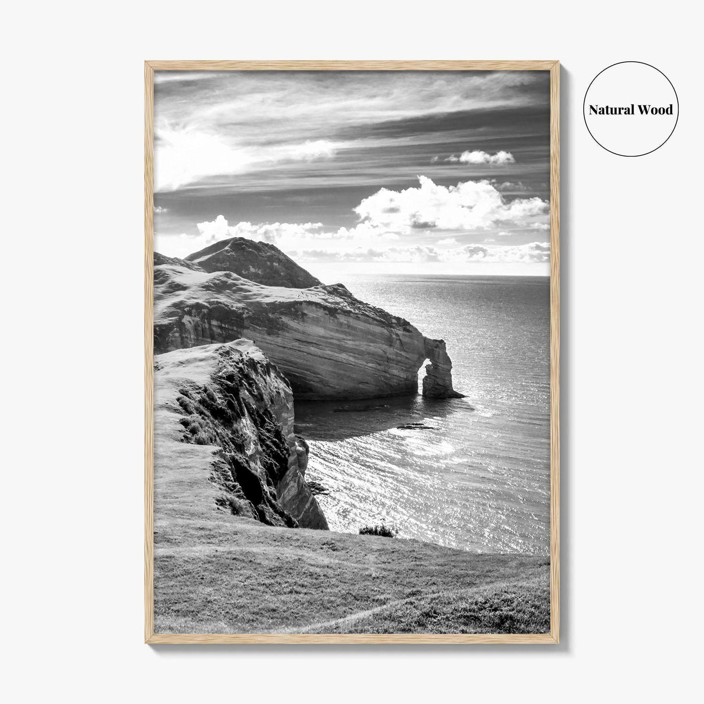 Ireland Black and White Fine Art Photo Print, Irish Coast, Wall Poster