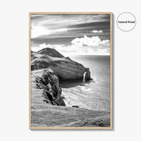 Ireland Black and White Fine Art Photo Print, Irish Coast, Wall Poster