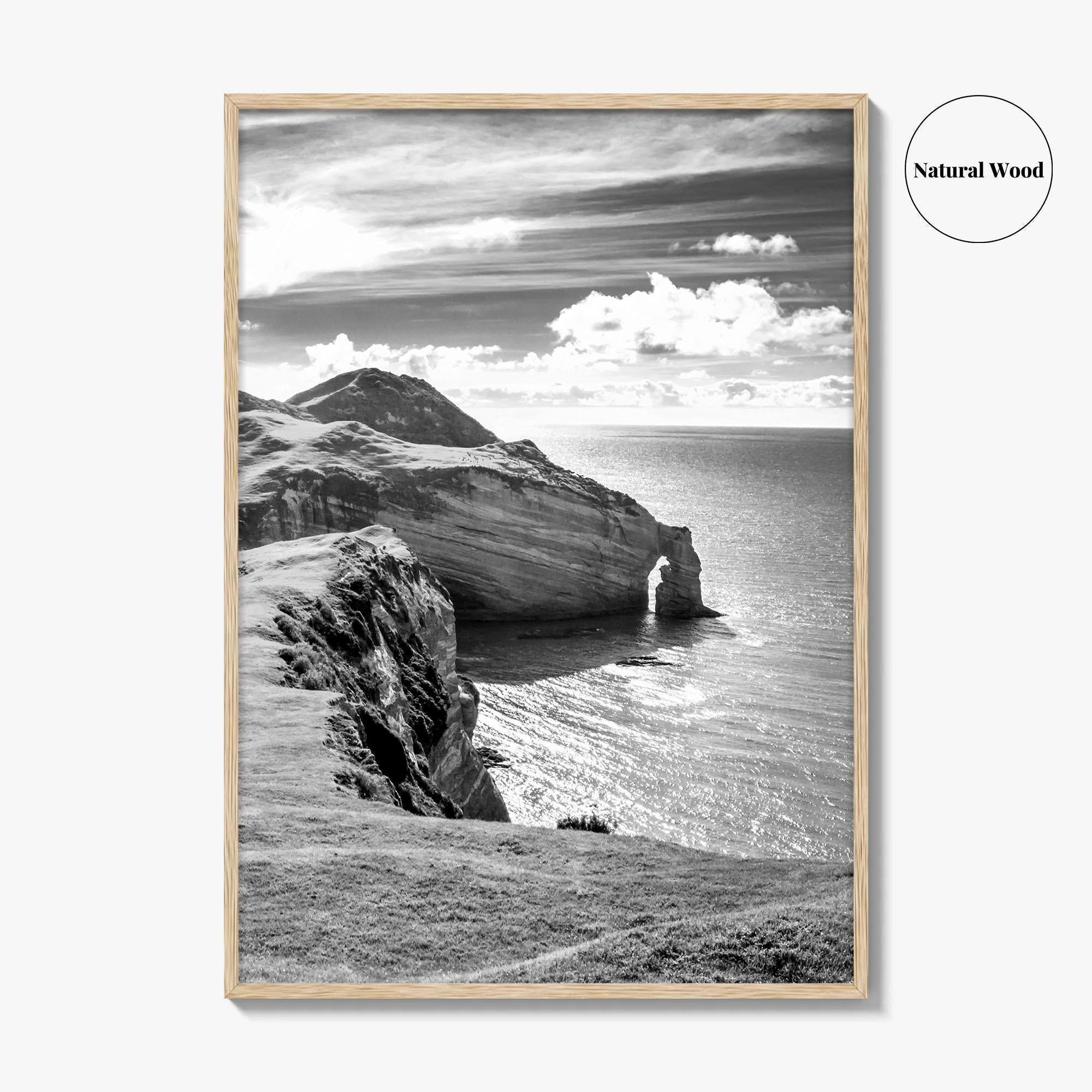 Ireland Black and White Fine Art Photo Print, Irish Coast, Wall Poster