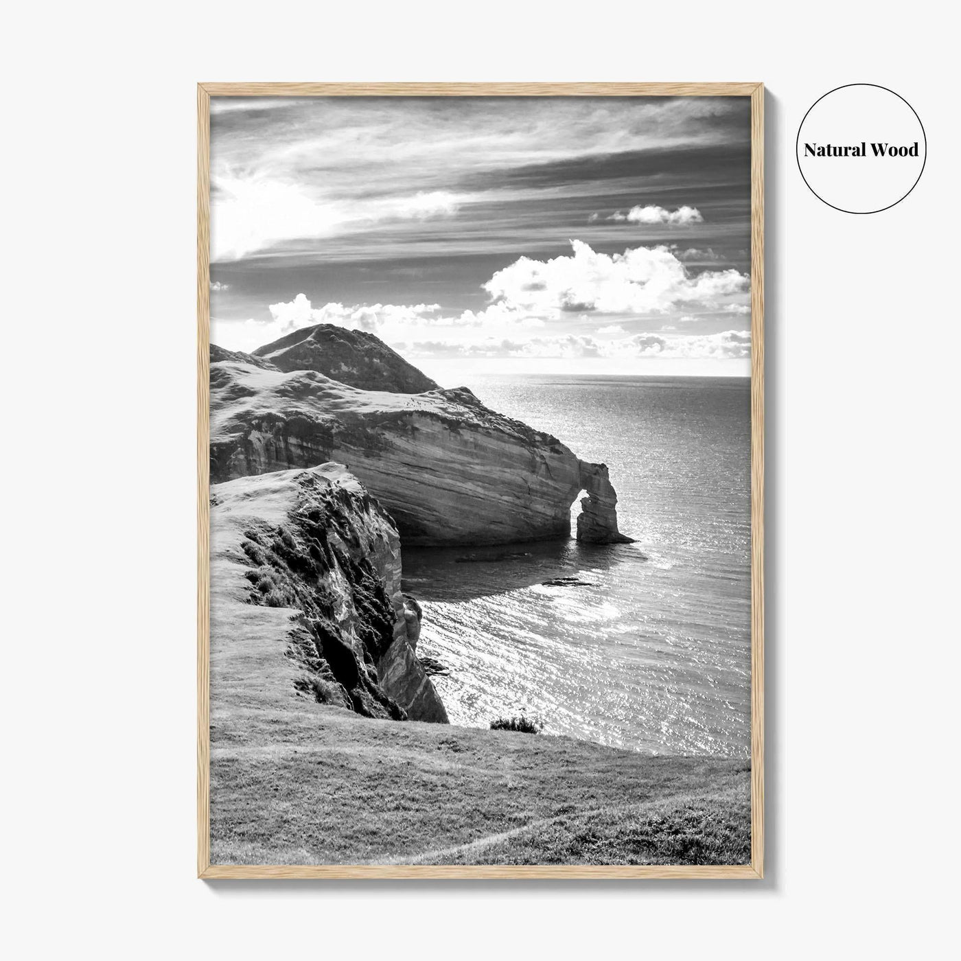 Ireland Black and White Fine Art Photo Print, Irish Coast, Wall Poster