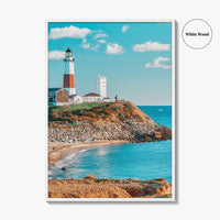 Montauk Fine Art Photo Print, Lighthouse Beach, Long Island, New York, NY, USA Poster