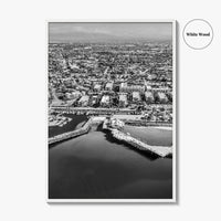 Redondo Beach Black and White Fine Art Photo Print, Los Angeles Pier, California Poster