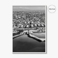 Redondo Beach Black and White Fine Art Photo Print, Los Angeles Pier, California Poster