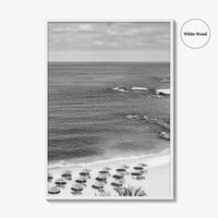 Beirut Black and White Fine Art Photo Print, Raouche Coast, Lebanon Wall Poster
