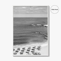Beirut Black and White Fine Art Photo Print, Raouche Coast, Lebanon Wall Poster