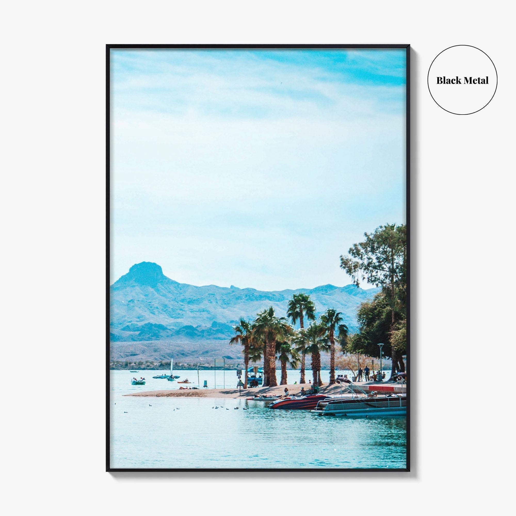 Lake Havasu City Fine Art Photo Print, Arizona Wall Poster, Hot Air Balloons