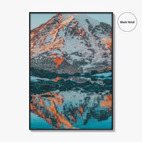 Mount Rainier Fine Art Photo Print, Reflection, Washington, National Park, USA, Poster