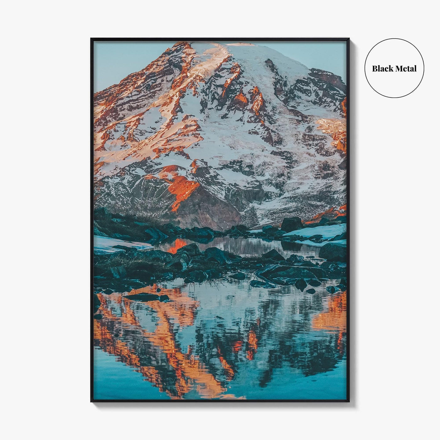 Mount Rainier Fine Art Photo Print, Reflection, Washington, National Park, USA, Poster