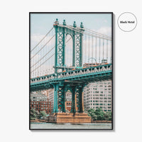 Manhattan Bridge Fine Art Photo Print, New York City NYC East River Poster