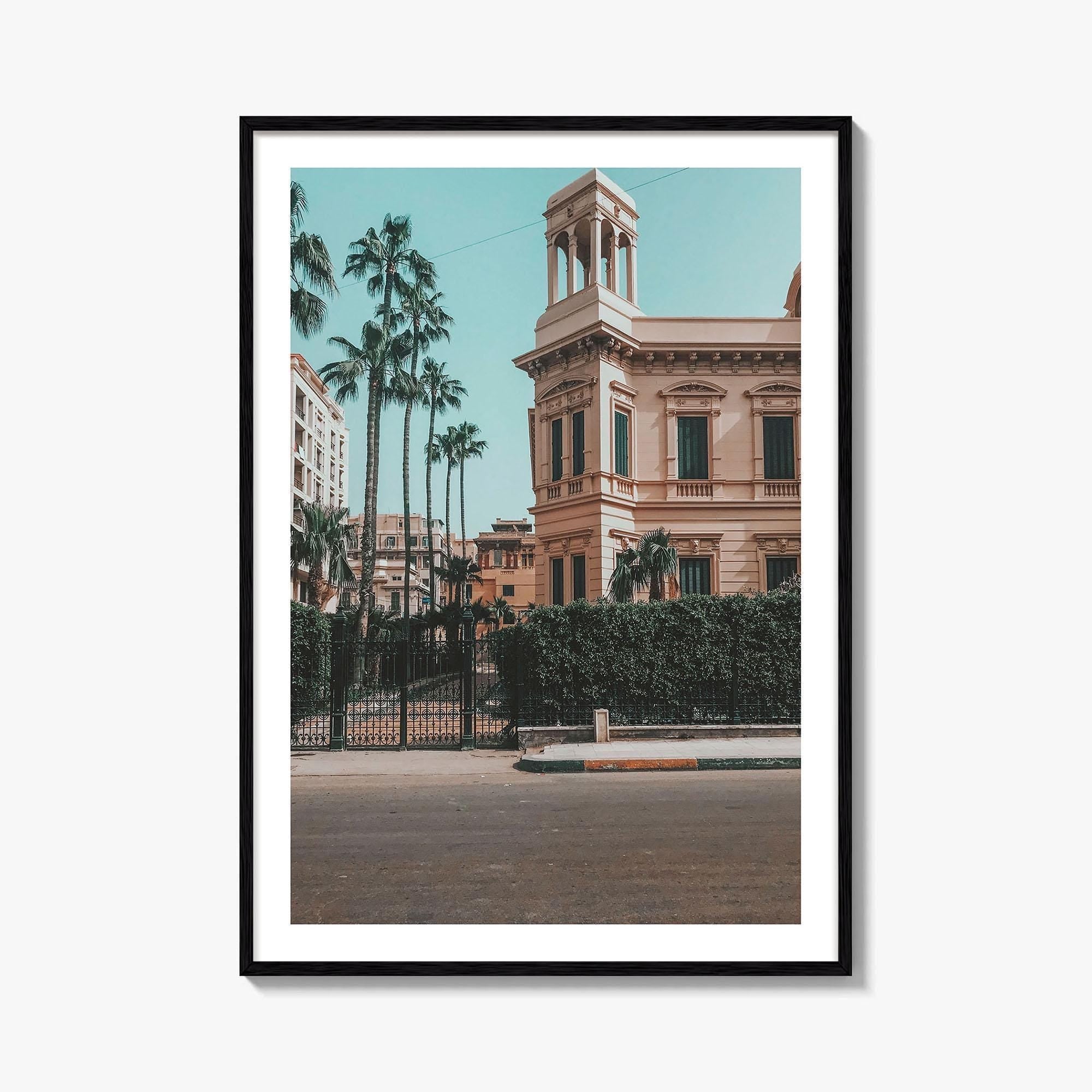 Alexandria Egypt Fine Art Photo Print, Historic Palace, Al Iskandariyah Wall Poster