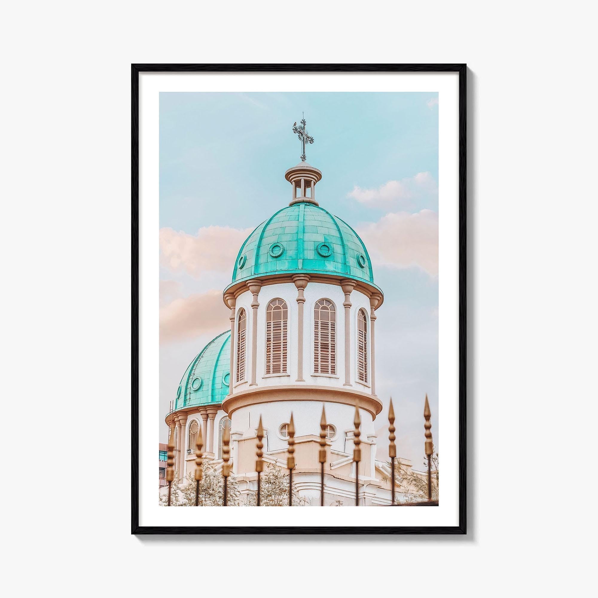 Addis Ababa Fine Art Photo Print, Medhane Alem Cathedral, Bole Ethiopia Church Poster