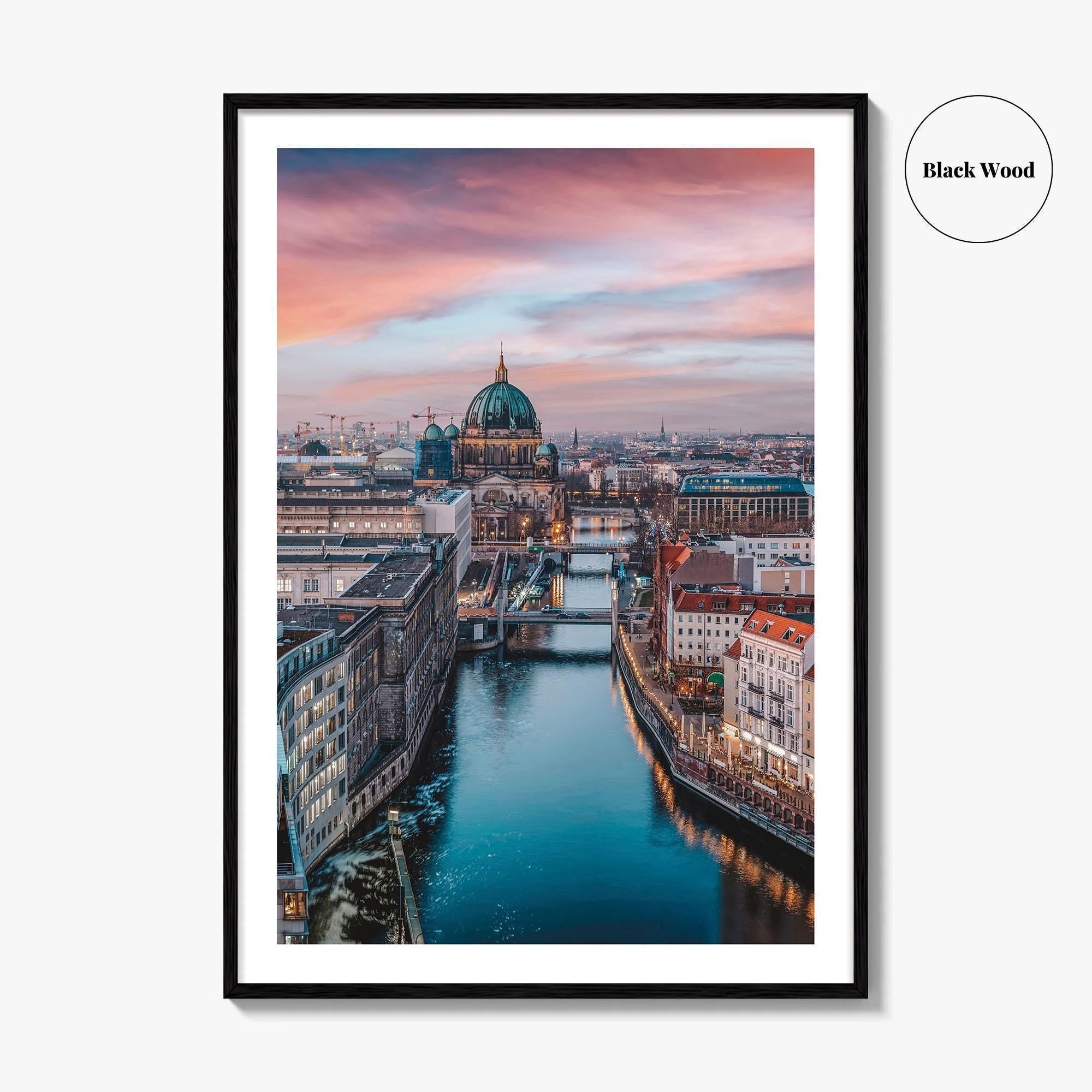 Berlin Skyline Fine Art Photo Print, Germany Wall Decor Poster, Berliner Dom, Spree River