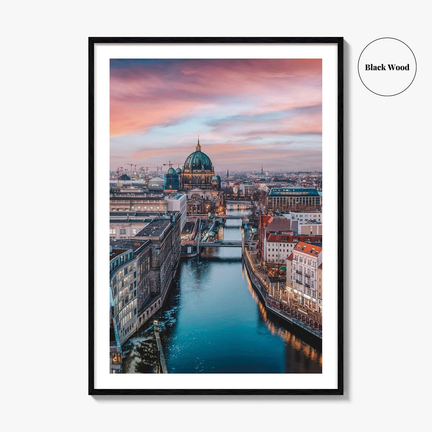 Berlin Skyline Fine Art Photo Print, Germany Wall Decor Poster, Berliner Dom, Spree River