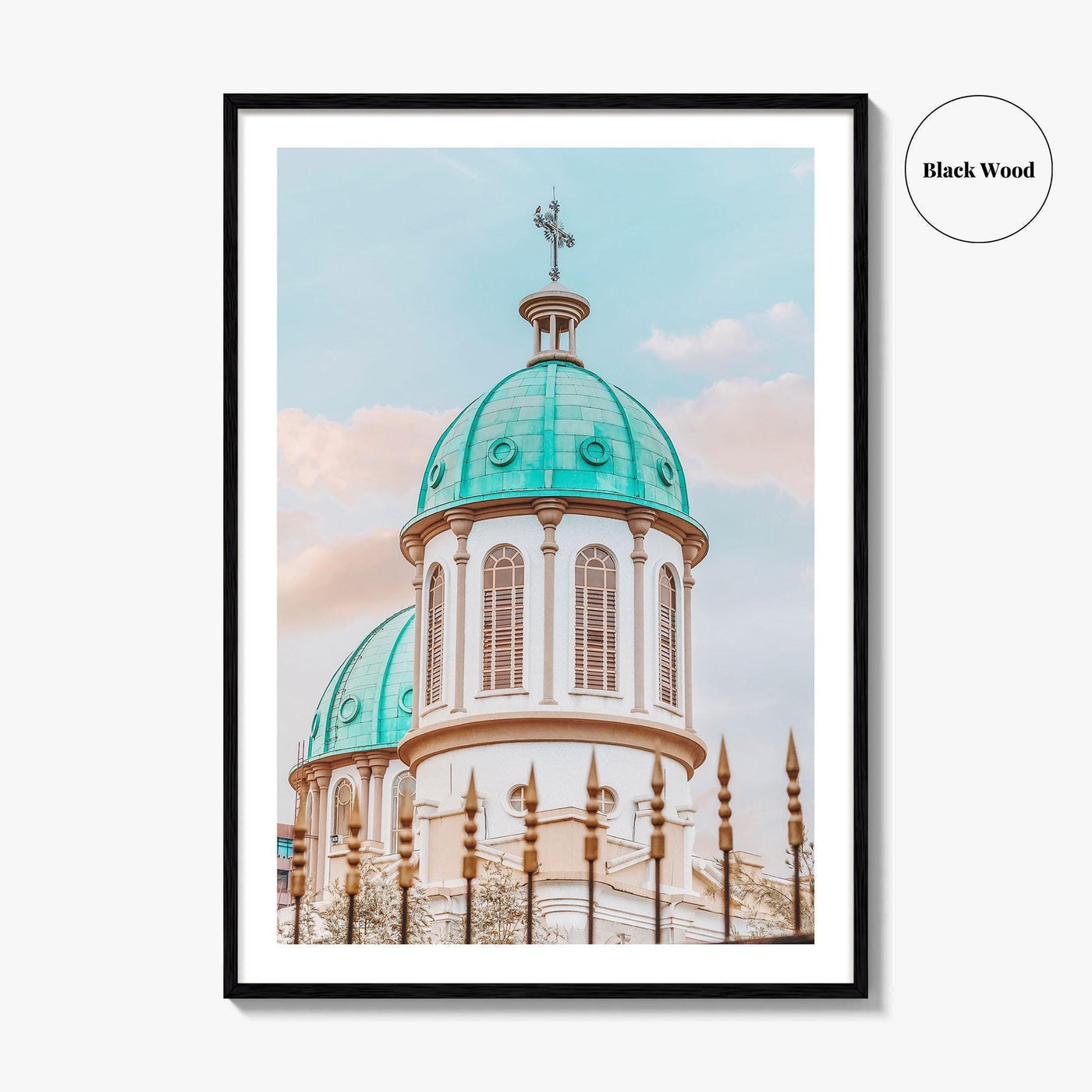 Addis Ababa Fine Art Photo Print, Medhane Alem Cathedral, Bole Ethiopia Church Poster