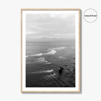 Bali Black and White Fine Art Photo Print, Indonesia Wall Decor Poster, Uluwatu