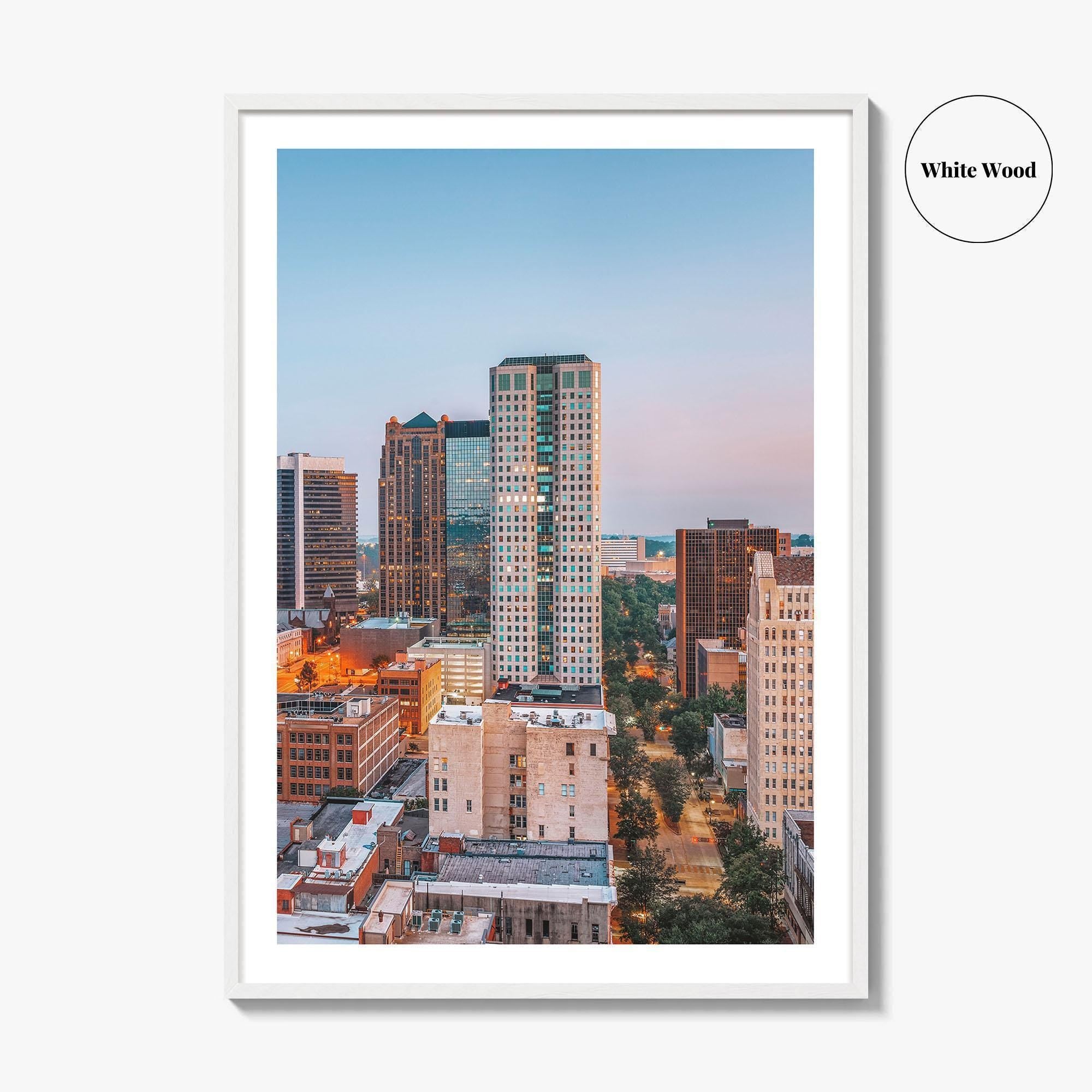 Birmingham Alabama Skyline Fine Art Photo Print, City Wall Poster, USA