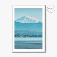 Bellingham Fine Art Photo Print, Mount Baker, Bellingham Bay, Washington Wall Poster, PNW