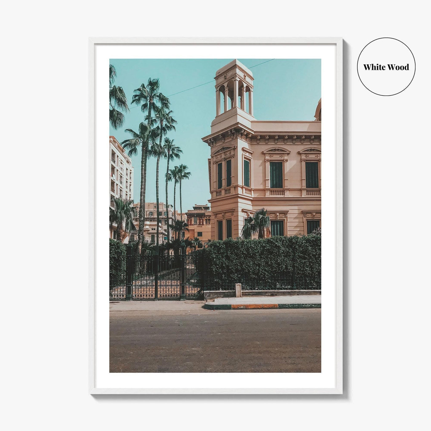 Alexandria Egypt Fine Art Photo Print, Historic Palace, Al Iskandariyah Wall Poster