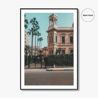 Alexandria Egypt Fine Art Photo Print, Historic Palace, Al Iskandariyah Wall Poster