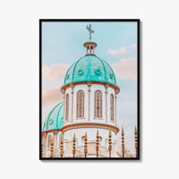 Addis Ababa Fine Art Photo Print, Medhane Alem Cathedral, Bole Ethiopia Church Poster