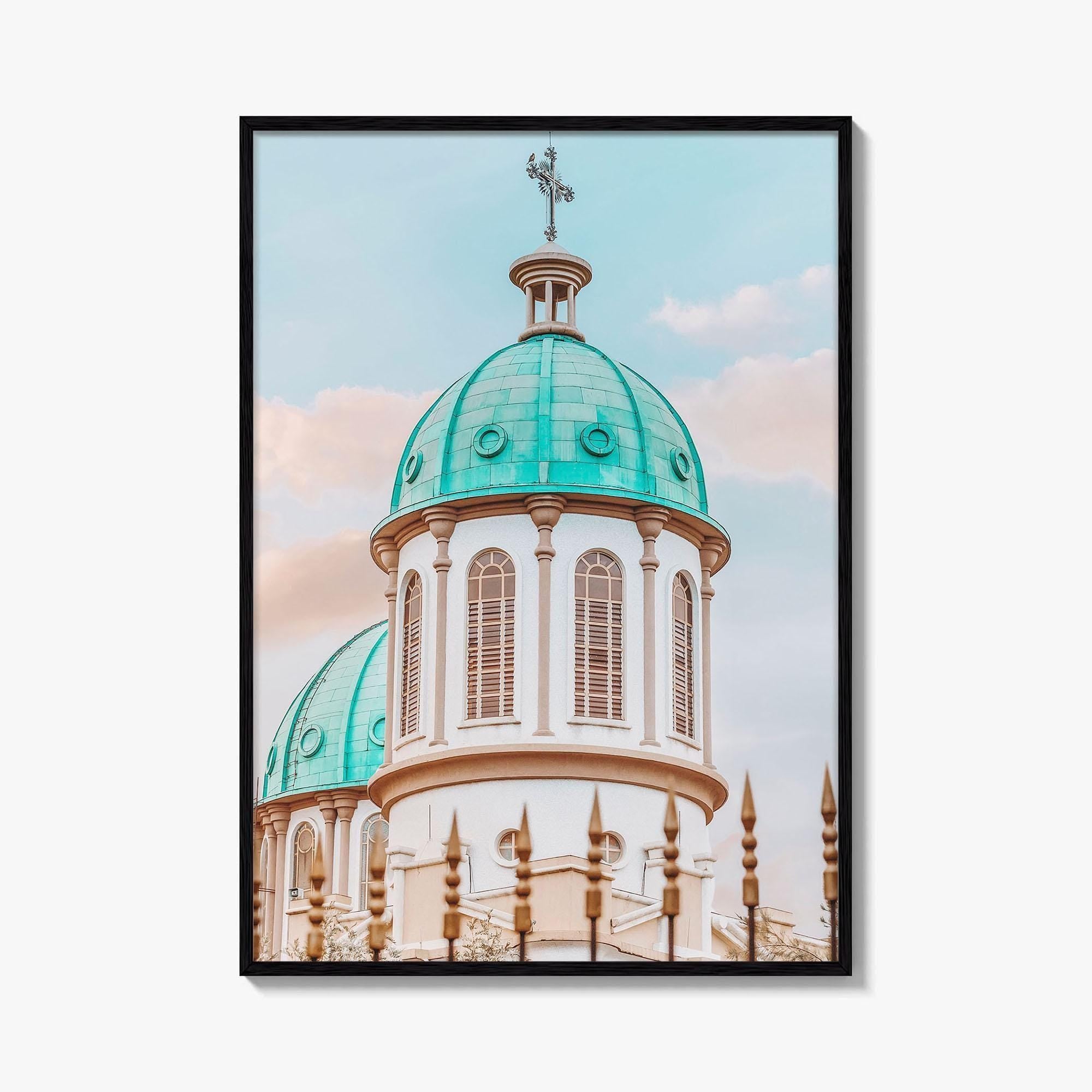 Addis Ababa Fine Art Photo Print, Medhane Alem Cathedral, Bole Ethiopia Church Poster