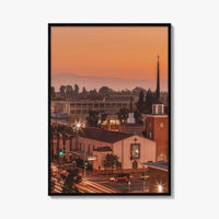 Bakersfield Fine Art Photo Print, California USA Poster, Kern County, Historic Downtown