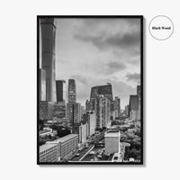 Beijing Black and White Fine Art Photo Print, CBD, Central Business District, China Poster
