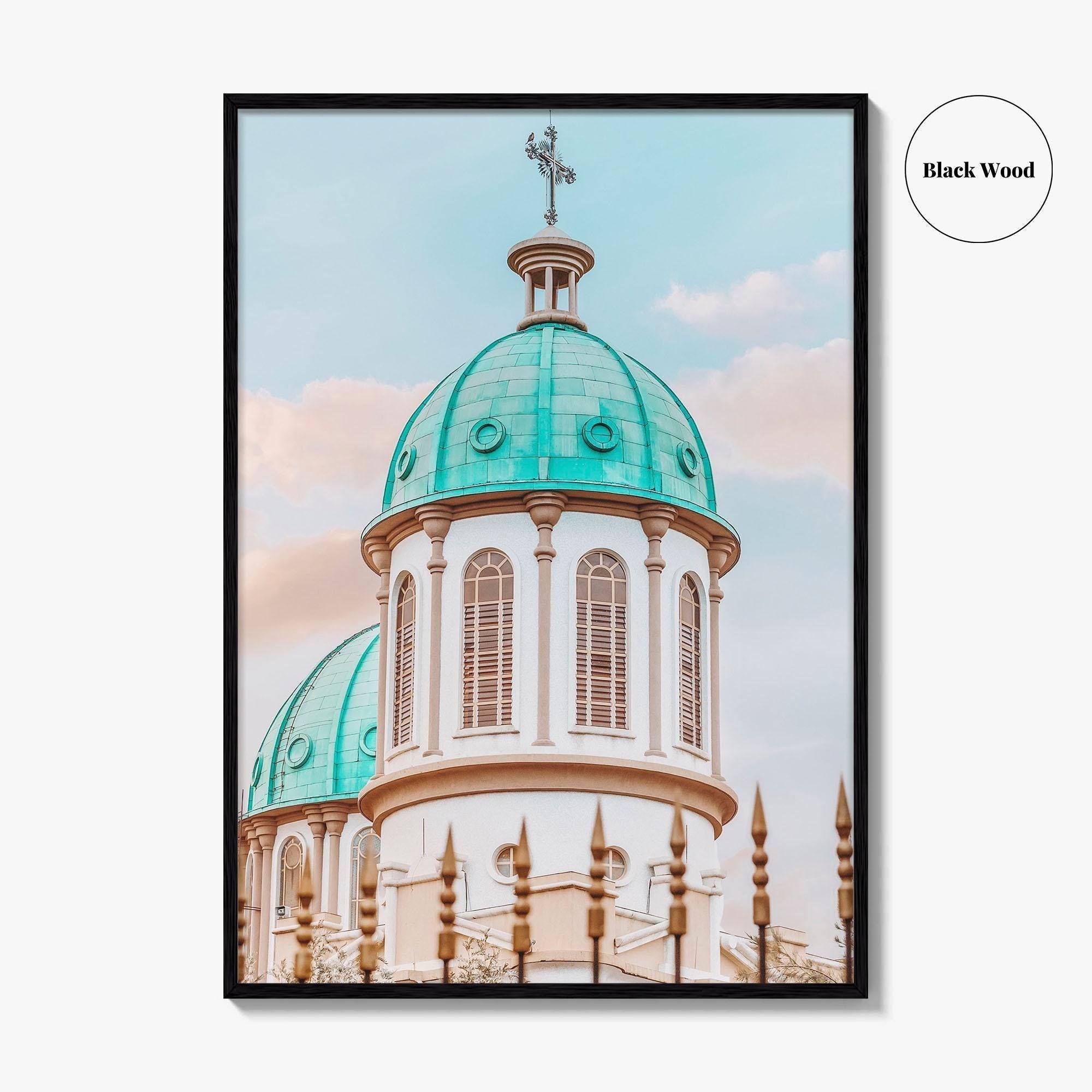 Addis Ababa Fine Art Photo Print, Medhane Alem Cathedral, Bole Ethiopia Church Poster