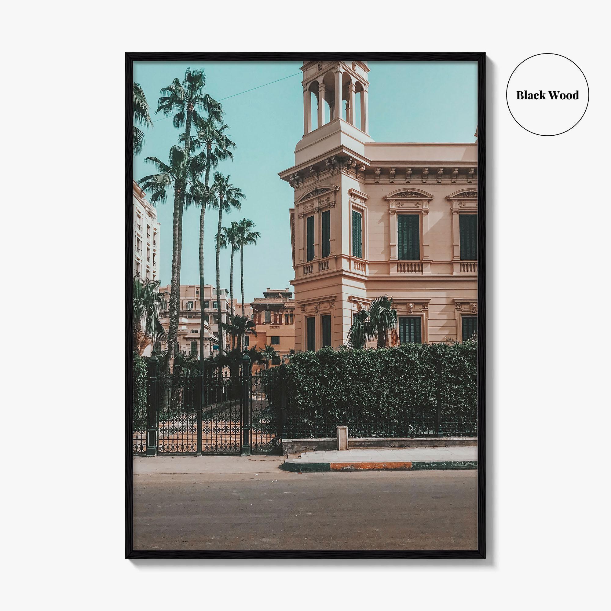 Alexandria Egypt Fine Art Photo Print, Historic Palace, Al Iskandariyah Wall Poster