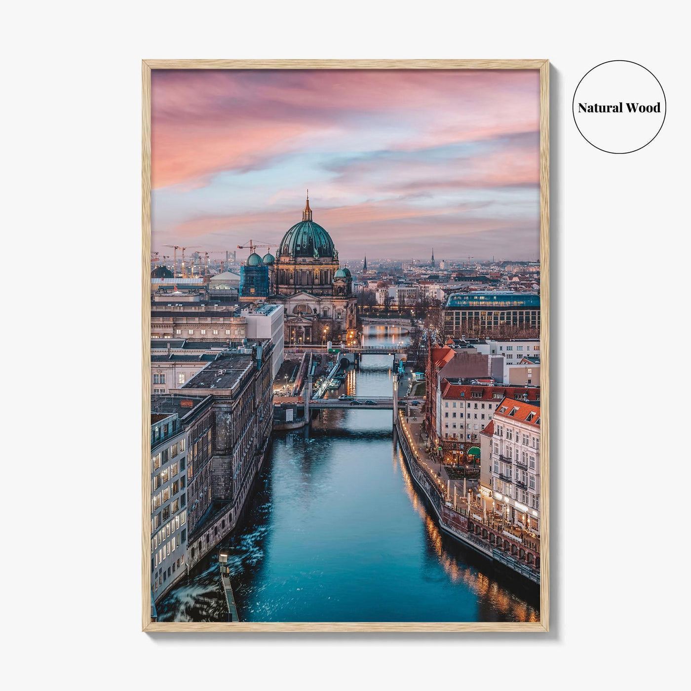 Berlin Skyline Fine Art Photo Print, Germany Wall Decor Poster, Berliner Dom, Spree River