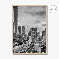 Beijing Black and White Fine Art Photo Print, CBD, Central Business District, China Poster