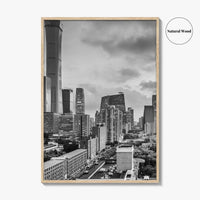 Beijing Black and White Fine Art Photo Print, CBD, Central Business District, China Poster