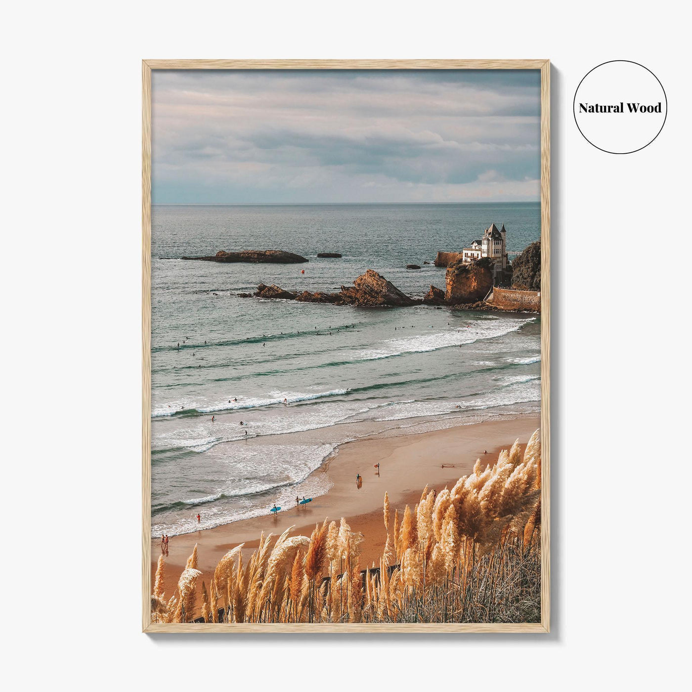 Biarritz Fine Art Photo Print, Cote des Basques Beach, Basque Country, France, Wall Decor