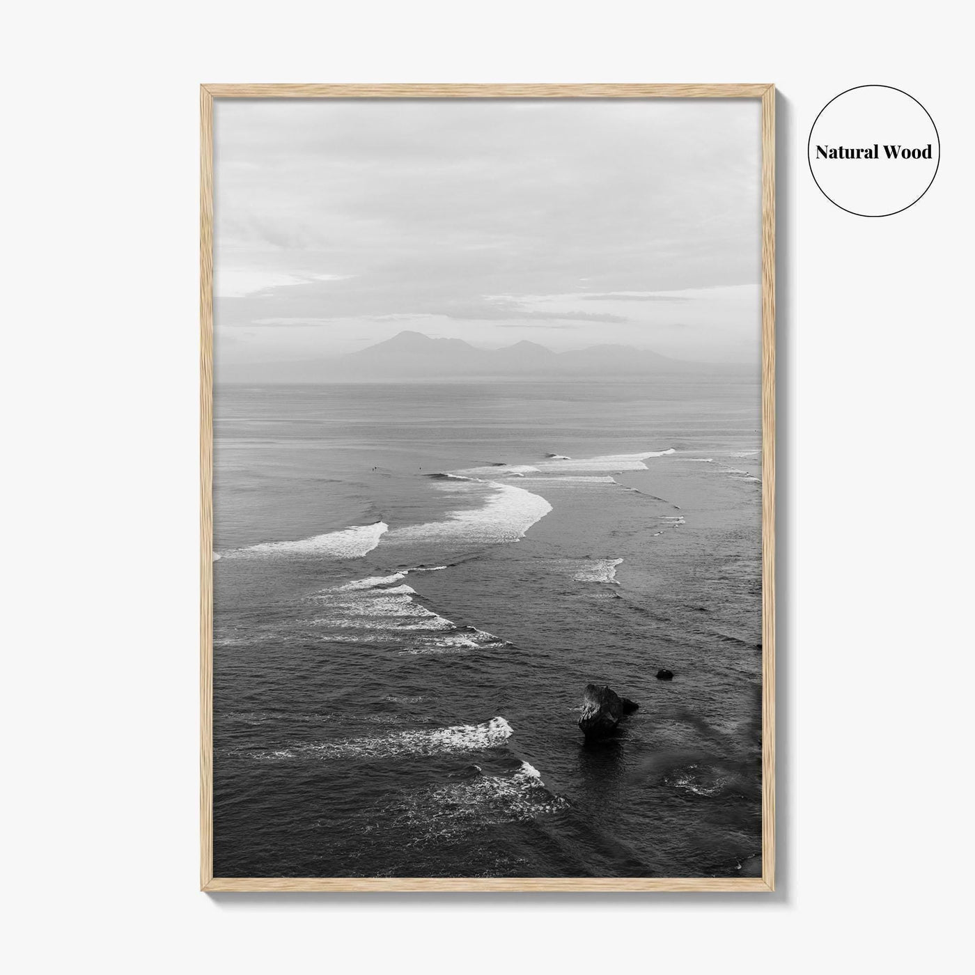 Bali Black and White Fine Art Photo Print, Indonesia Wall Decor Poster, Uluwatu
