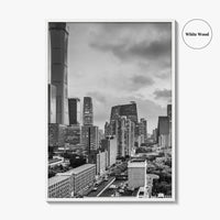 Beijing Black and White Fine Art Photo Print, CBD, Central Business District, China Poster