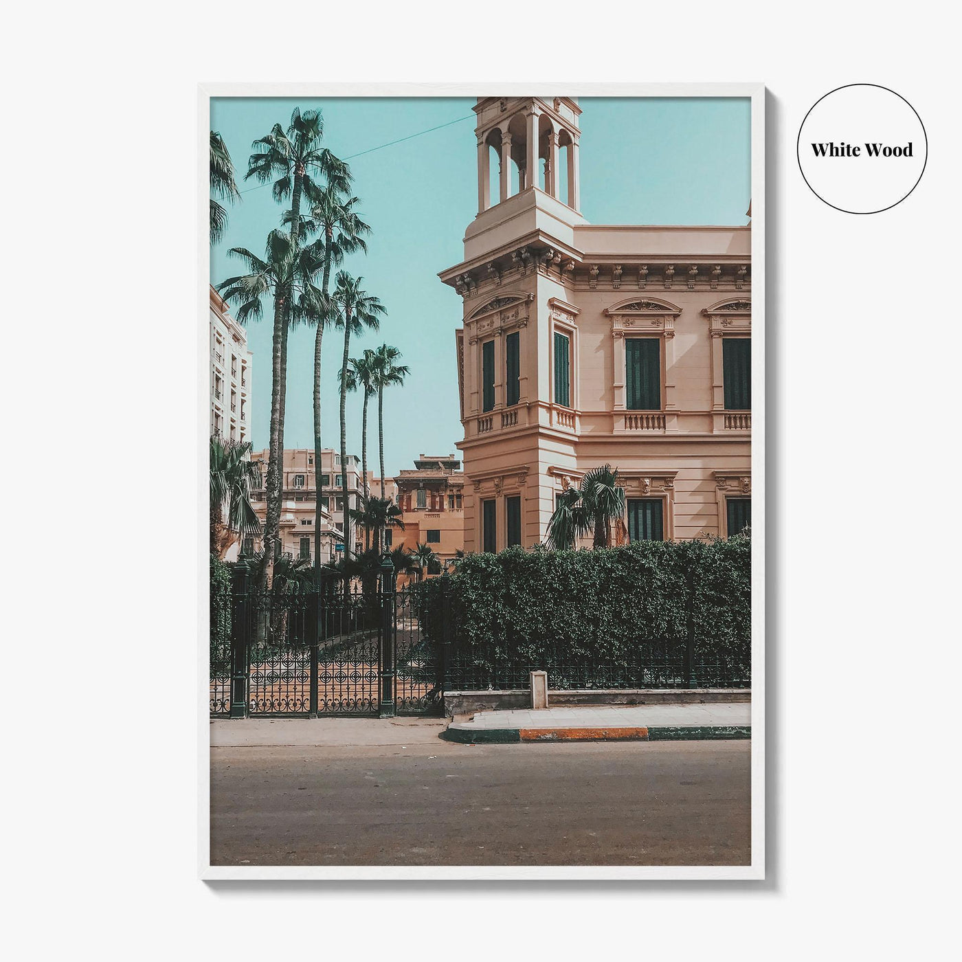 Alexandria Egypt Fine Art Photo Print, Historic Palace, Al Iskandariyah Wall Poster