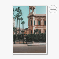 Alexandria Egypt Fine Art Photo Print, Historic Palace, Al Iskandariyah Wall Poster