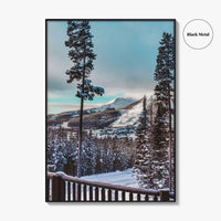 Big Sky Fine Art Photo Print, Montana, Yellowstone National Park, Winter Landscape, Wall Decor