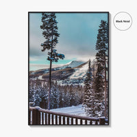 Big Sky Fine Art Photo Print, Montana, Yellowstone National Park, Winter Landscape, Wall Decor