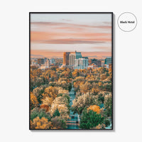 Boise Fine Art Photo Print, Idaho Wall Poster, City of Trees USA