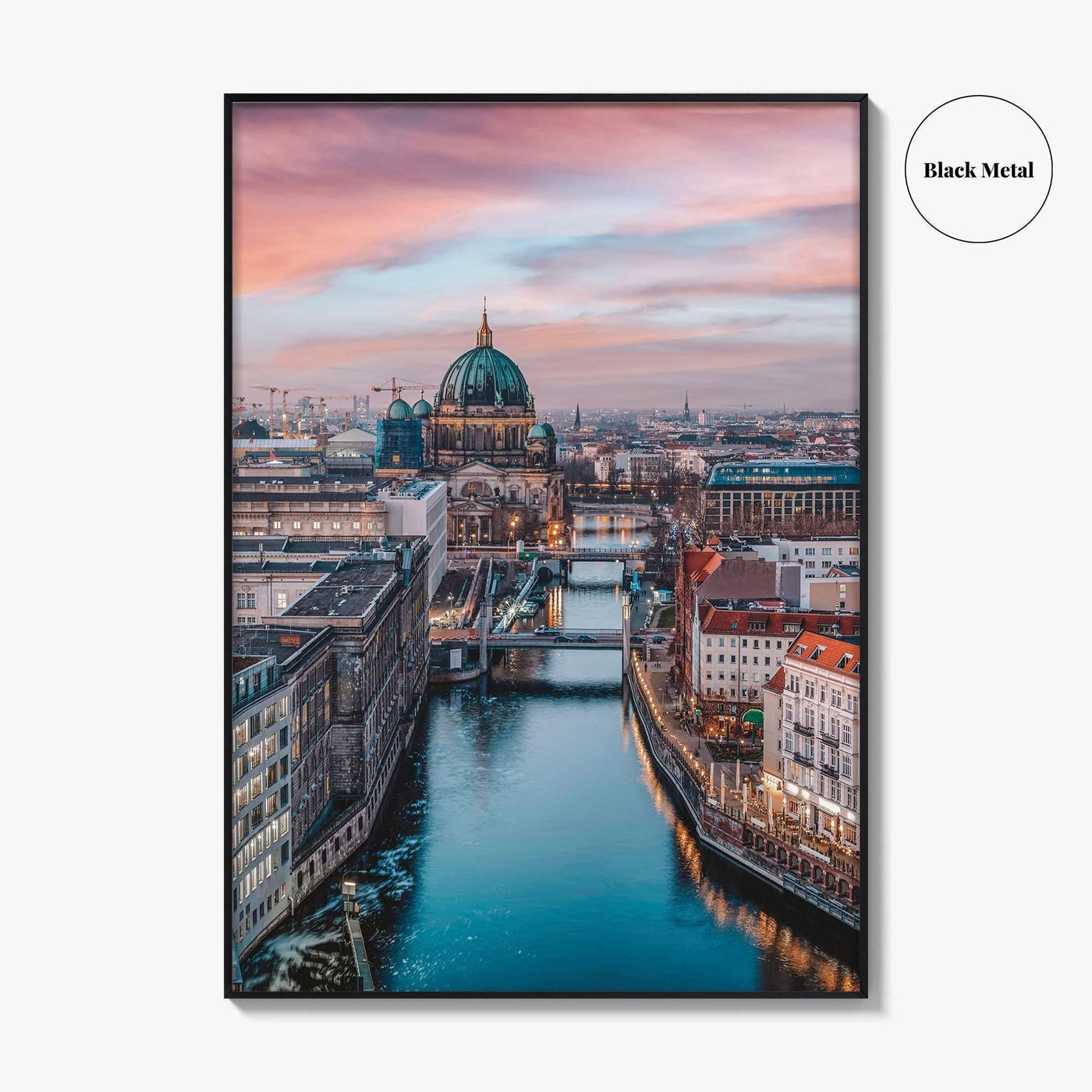 Berlin Skyline Fine Art Photo Print, Germany Wall Decor Poster, Berliner Dom, Spree River