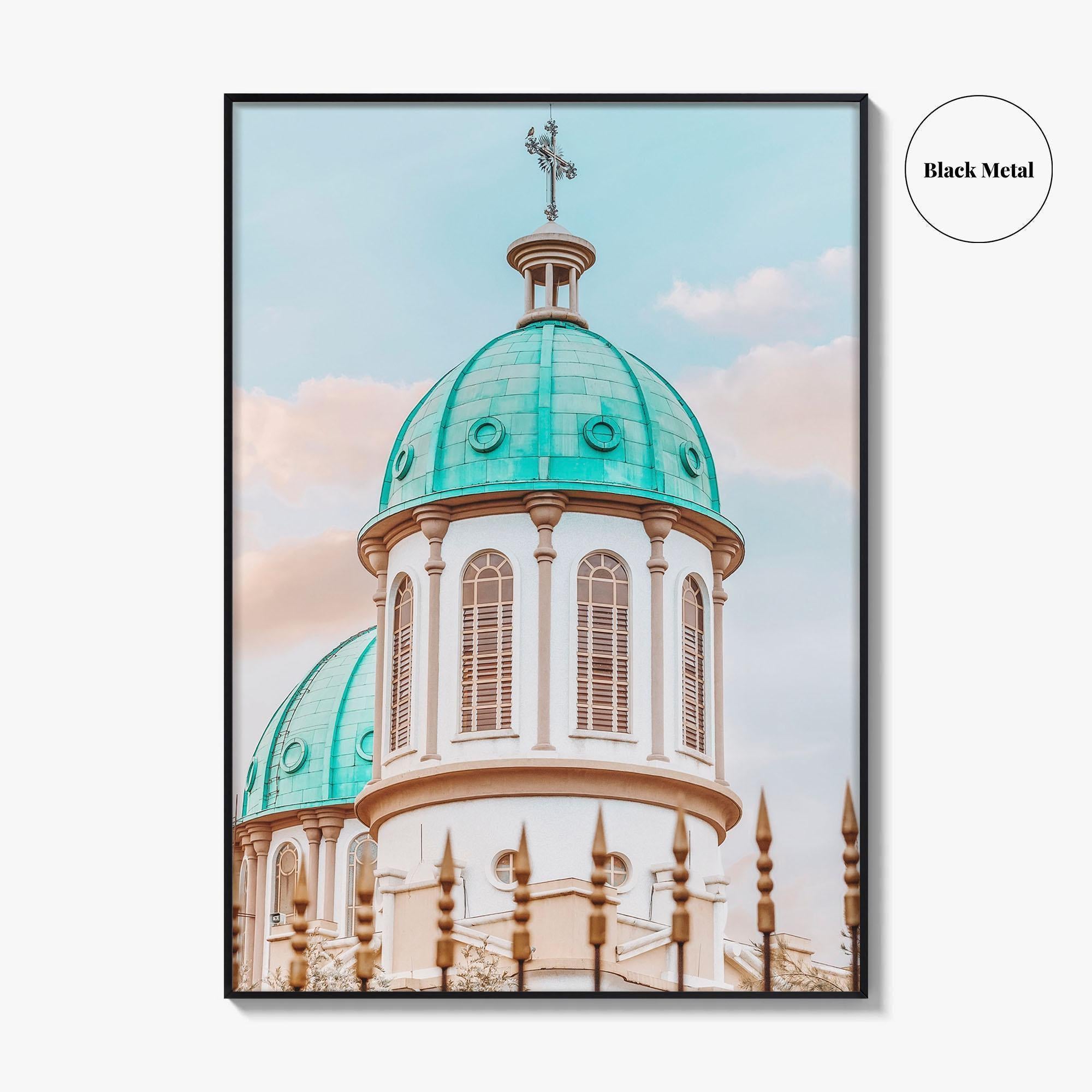 Addis Ababa Fine Art Photo Print, Medhane Alem Cathedral, Bole Ethiopia Church Poster