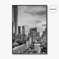 Beijing Black and White Fine Art Photo Print, CBD, Central Business District, China Poster