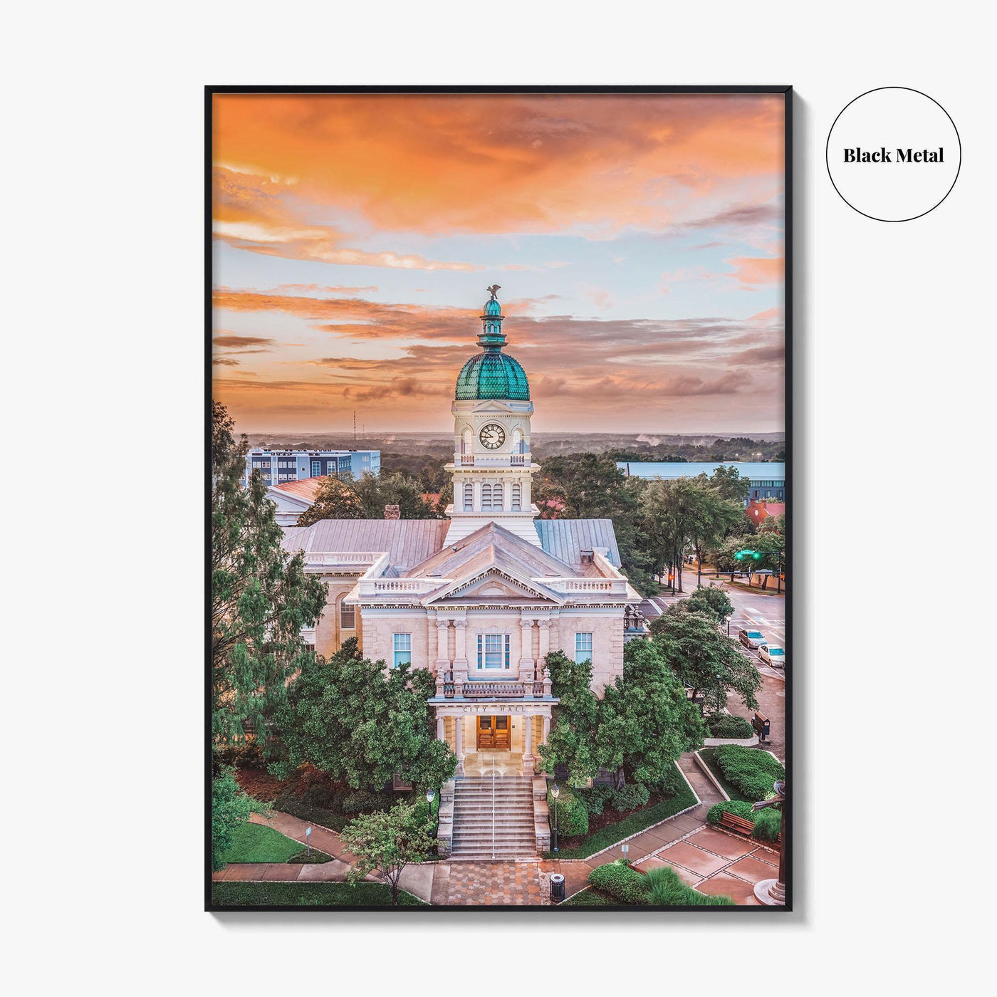 Athens GA Skyline Fine Art Photo Print, Georgia USA Wall Poster