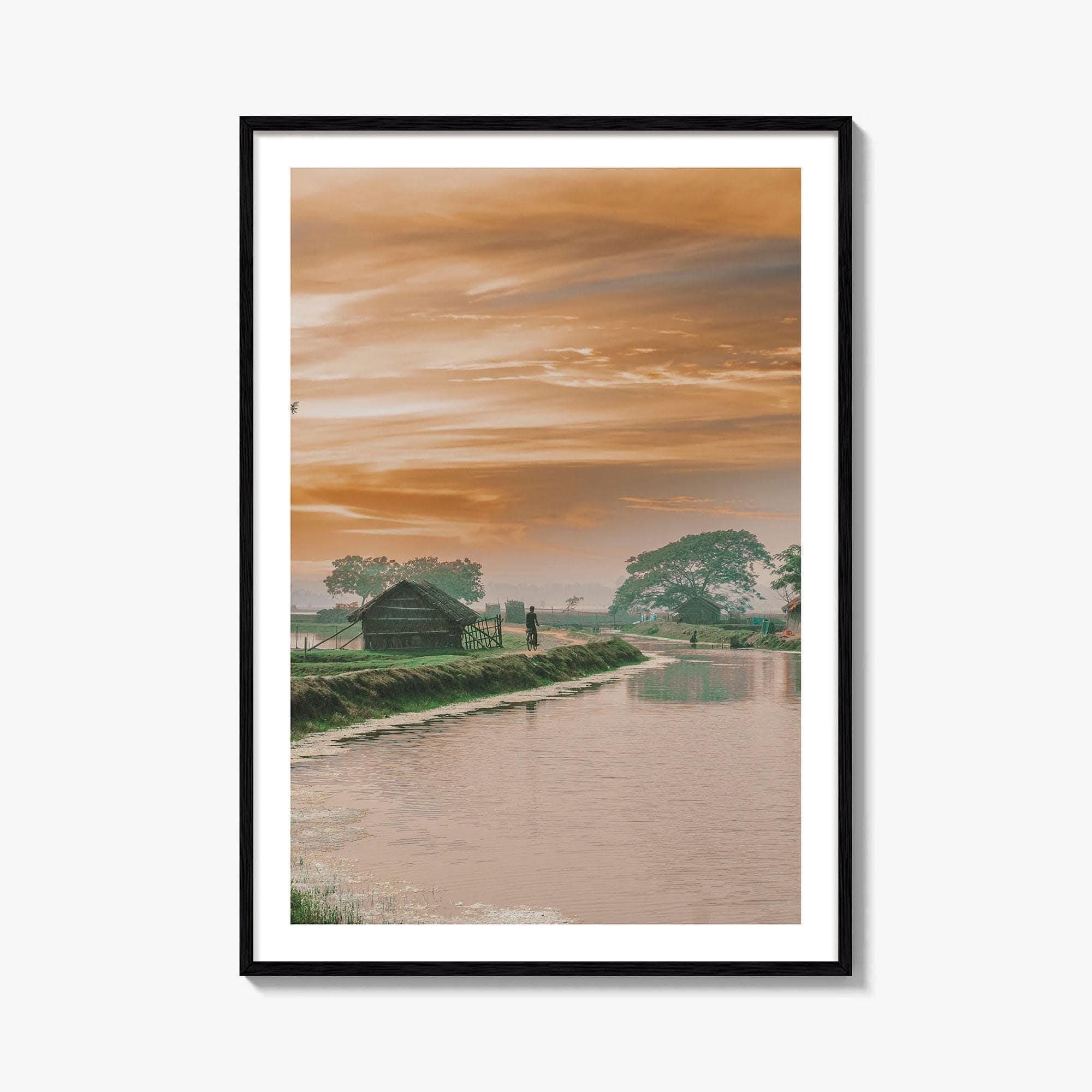 Bangladesh Fine Art Photo Print, Village Wall Decor, Rural Poster, Asia