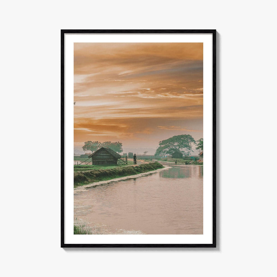 Bangladesh Fine Art Photo Print, Village Wall Decor, Rural Poster, Asia