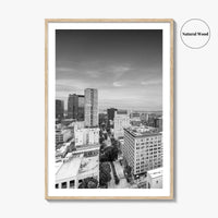 Birmingham Alabama Skyline Black and White Fine Art Photo Print, City, Alabama Poster