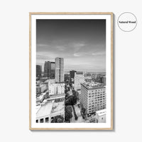 Birmingham Alabama Skyline Black and White Fine Art Photo Print, City, Alabama Poster
