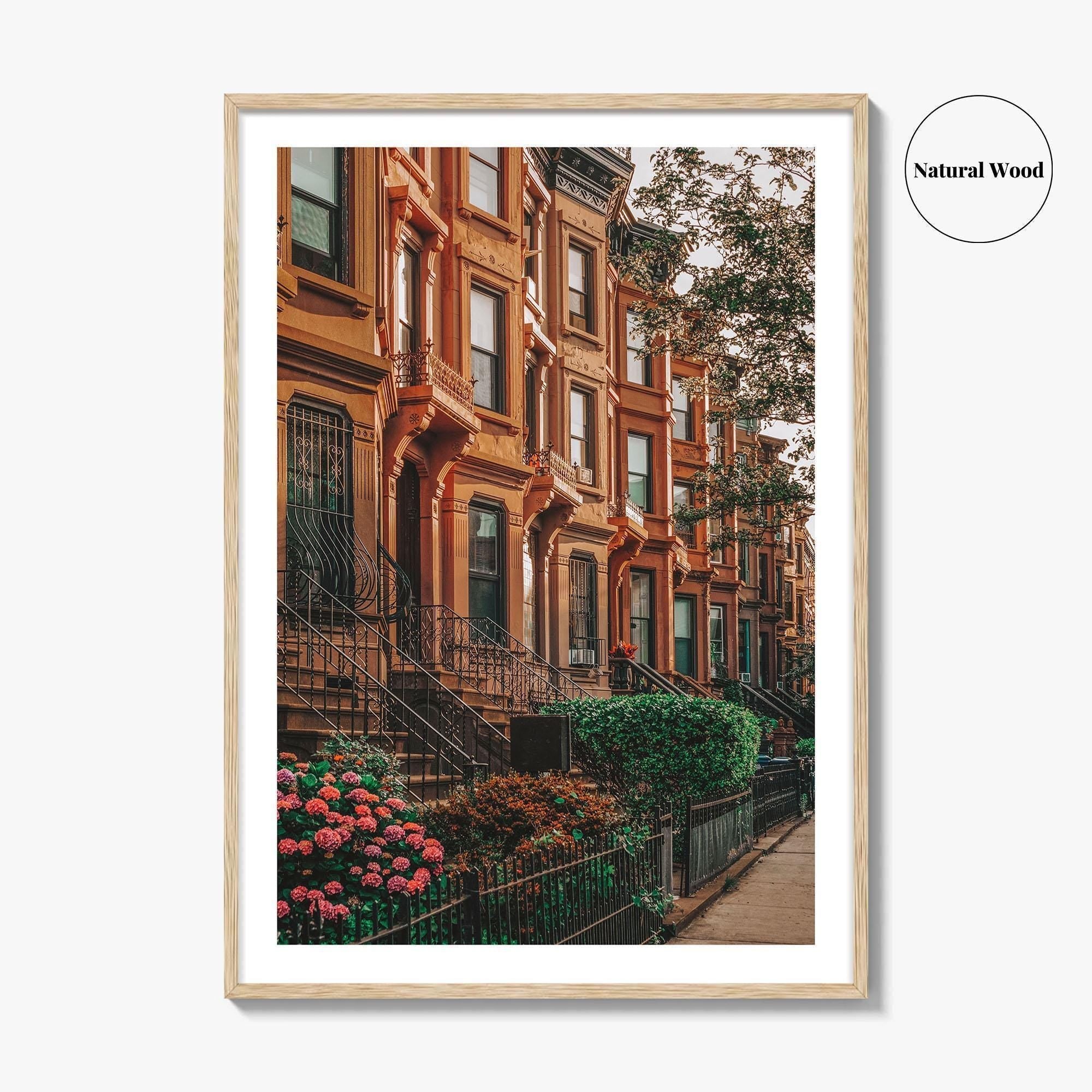 Bedford-Stuyvesant Fine Art Photo Print, Brooklyn Brownstones, NYC Wall Art Poster