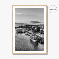 Belgrade Black and White Fine Art Photo Print, Serbia Photo Poster, Beograd Ship